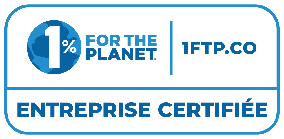 Logo 1% for the Planet – Entreprise certifiée