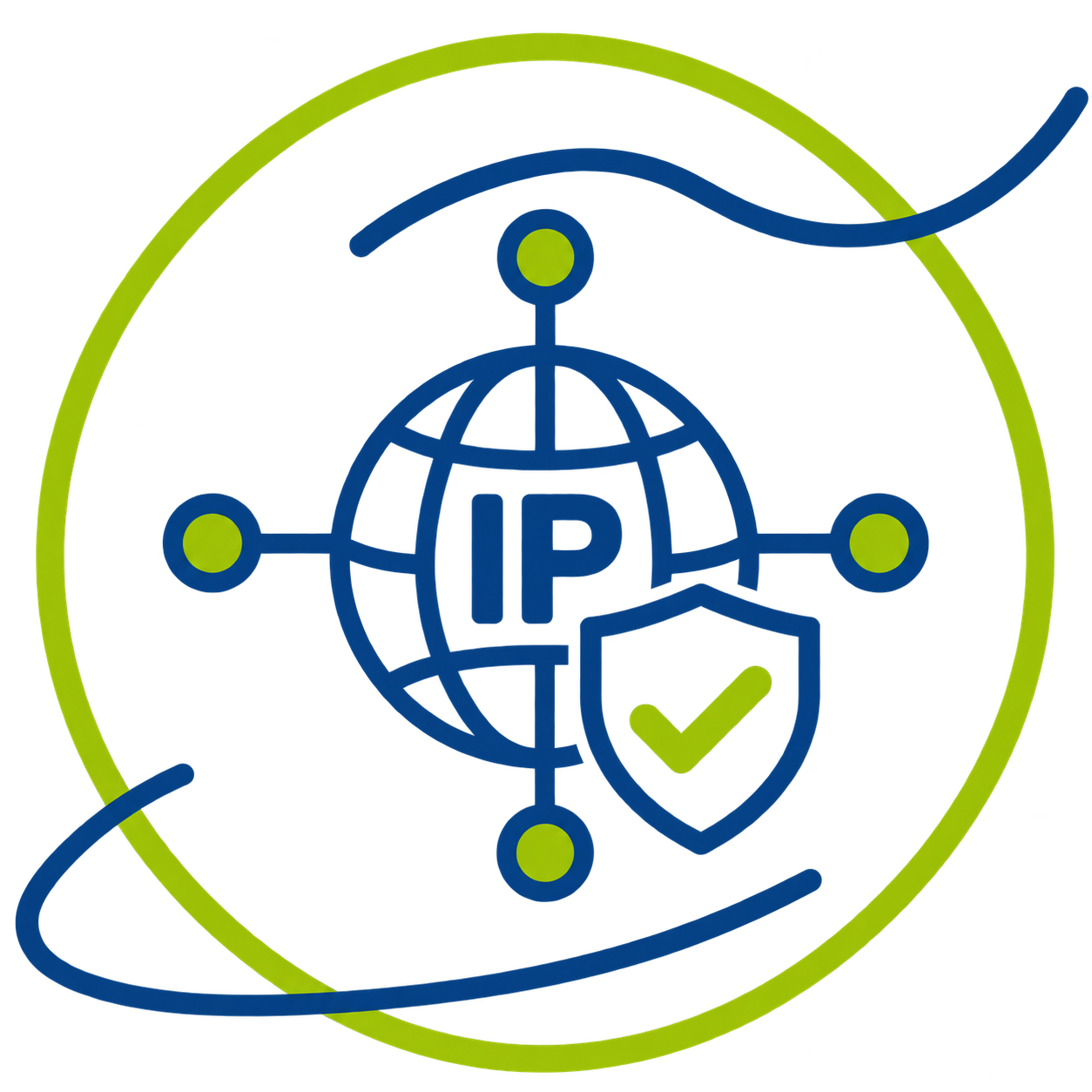 Pictogramme représentant la sécurisation des réseaux IP des collectivités