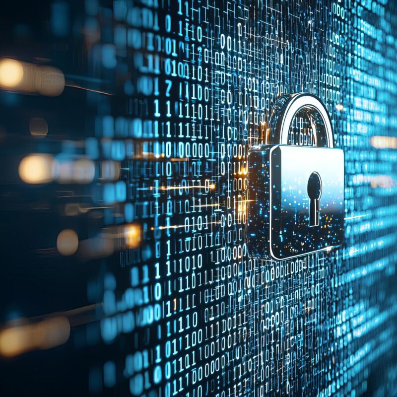 Cadenas numérique symbolisant la protection des données et des systèmes d’information